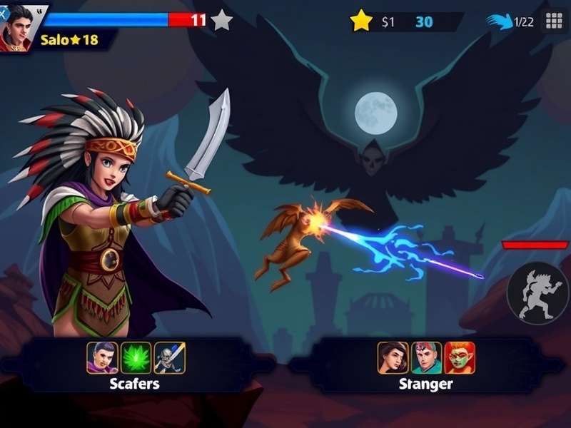 Shadow Strike Indian Legends hero character in traditional Indian armor